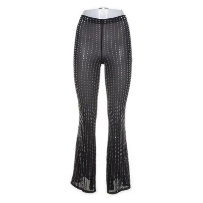 Byxor (Svart, Flerfärgad) från Fashion Nova Elastan, Polyamid