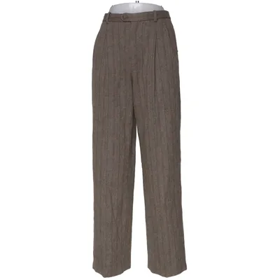 Kostymbyxor (Brun) från Uniqlo Bomull, Polyester, Viskos, Ull