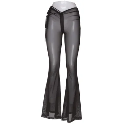 Broek (Zwart) van Darker Wavs Elastaan, Polyester