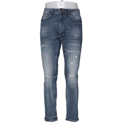 Jeans (Blå) från Icono Bomull, Elastan