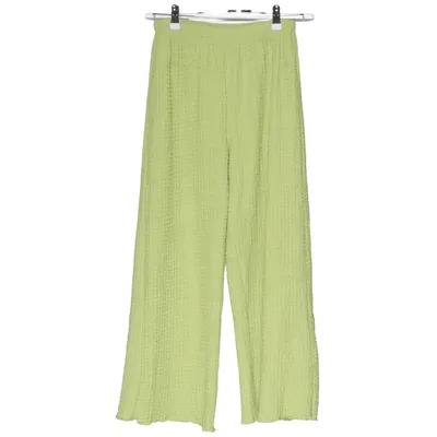 Palazzo broek (Groen) van Zara Elastaan, Polyester