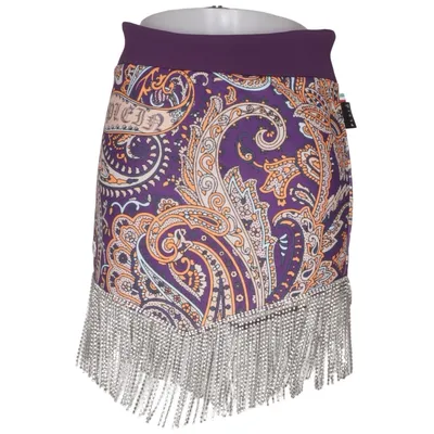 Kjol (Lila, Flerfärgad) från Philipp Plein Bomull, Polyester