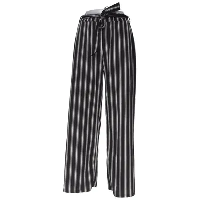Palazzobyxor (Svart, Vit) från In Style Elastan, Polyester
