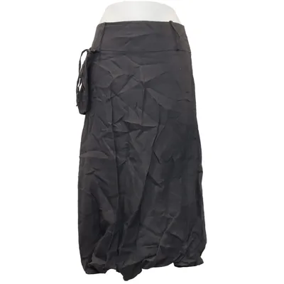 Wrap skirt (Gray) from Sarah Pacini Cotton, Linen, Polyurethane
