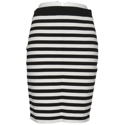 Jupe (Noir, Blanc) de No Man's Land Élasthane, Viscose