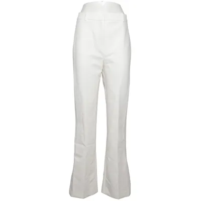 Suit pants (White) from Zara Elastane, Polyester, Viscose