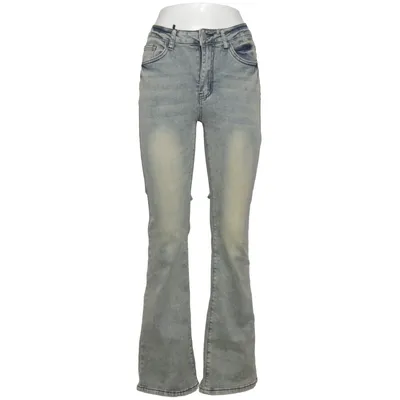 Jeans (Grå) fra Romwe Bomuld, Elastan, Polyester
