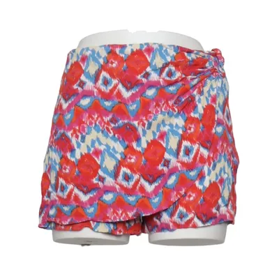 Jupe-short (Rouge, Bleu, Multicolore) de Zara Viscose