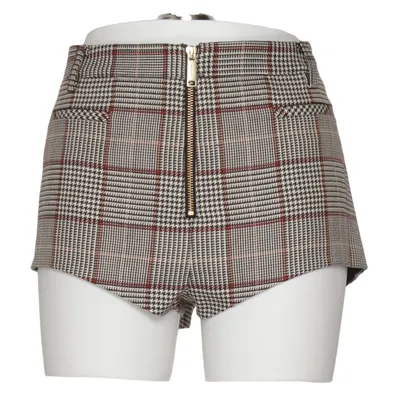 Shorts (Flerfärgad) från Self-Portrait Polyester, Ull
