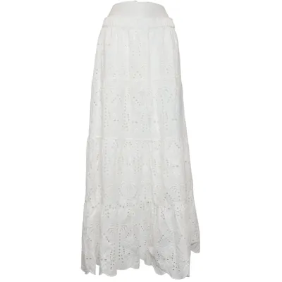 Maxi rok (Palm Broid Skirt) van Cotton Club Katoen