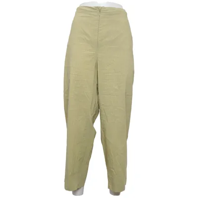 Pants (Green) from Selection by Ulla Popken Cotton, Elastane, Polyamide