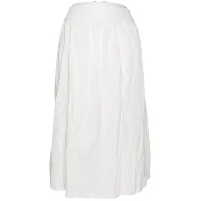 Maxi rok (Wit) van Carin Wester Katoen, Elastaan
