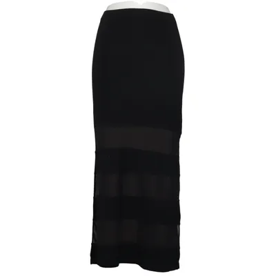 Maxi nederdel (Sort) fra Gebe Polyester