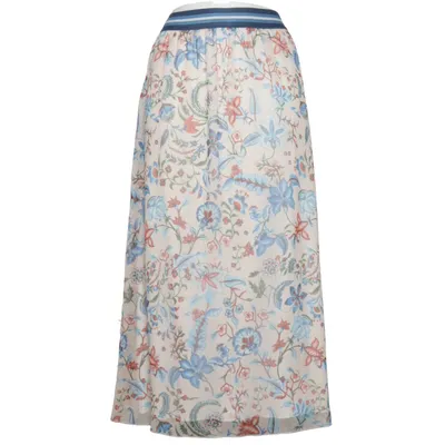 Jupe longue (Blanc, Bleu, Multicolore) de Elora