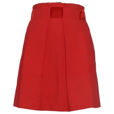 Kjol (Röd) från Jaspal Elastan, Polyester, Viskos