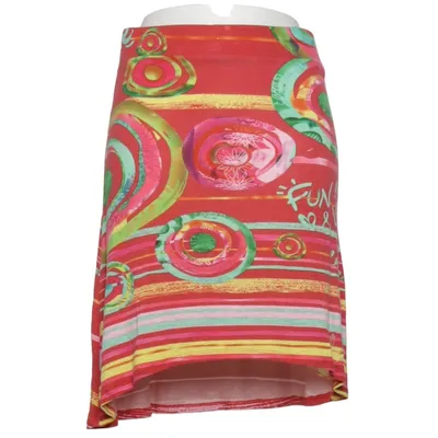 Skirt (Red, Multicolored) from Desigual
