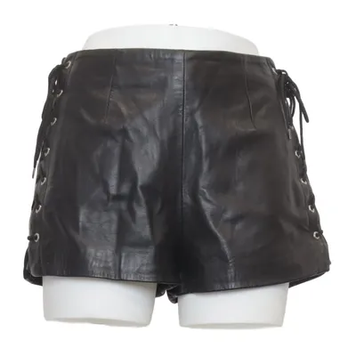 Lädershorts (Svart) från DKNY Jeans Acetat, Skinn, Mocka
