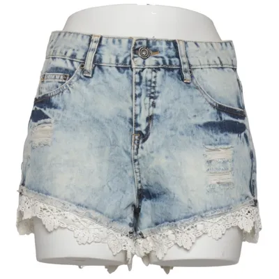 Short en jean (Bleu, Blanc) de Rockangel