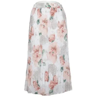 Skirt (White, Multicolored) from Lucia
