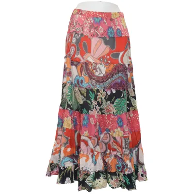 Maxi rok (Rood, Meerkleurig)