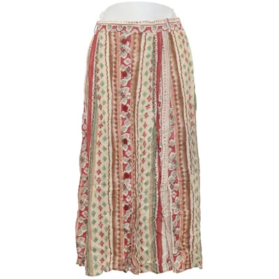 Nederdel (Beige, Flerfarvet, Rød) fra Fiamma Acetat, Polyamid