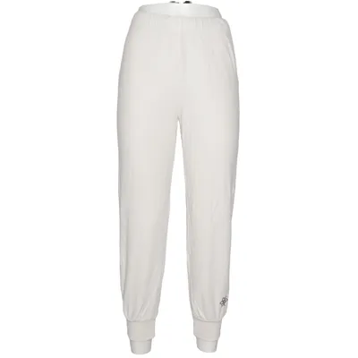 Mjukisbyxor (Vit, Svart) från Divine Flower Bomull, Elastan