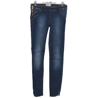Jeans (Blå) från Met in Jeans Bomull, Elastan, Kaninpäls