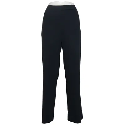 Kostuumbroek (Zwart) van MaxMara Cupro, Wol