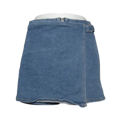 Skort (Blauw) van Redial Katoen, Elastaan, Viscose