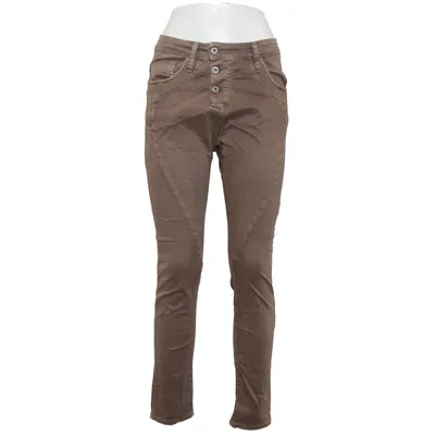 Chinos (Bruin) van Please Katoen, Elastaan