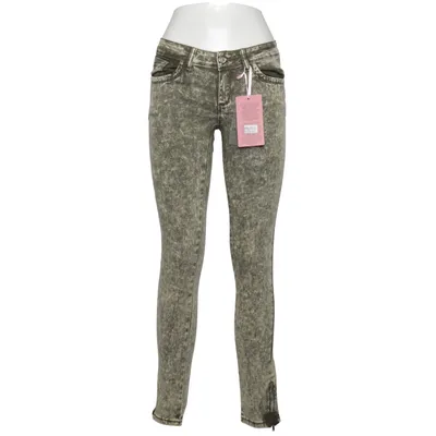 Jeans (Grön) från R Jonaco Bomull, Elastan