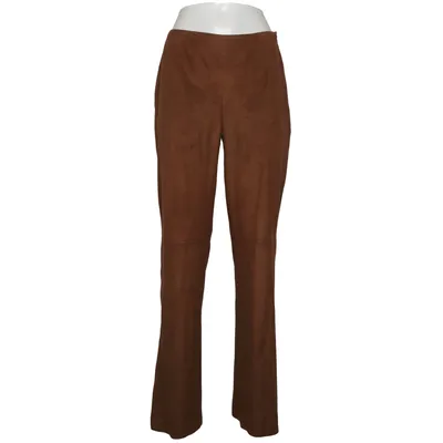 Pants (Brown) from La Rochelle Cotton, Polyester