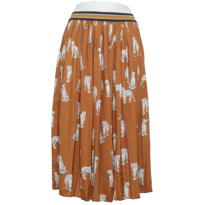 Skirt (Brown, White) from Rich & Royal Polyester