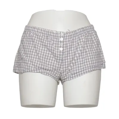 Pyjamasshorts (Grå, Vit) från Manguun Bomull