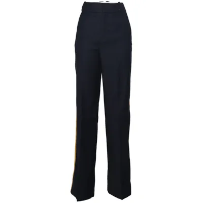 Smokingbyxor (Svart, Gul) från Mango Suit Bomull, Elastan, Polyester, Viskos