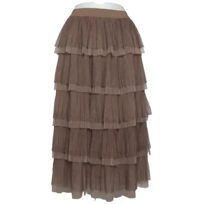 Tulle skirt (Brown) from Remix Polyester
