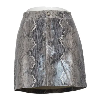 Skirt (Gray, Black) from Ashwi Polyester, Polyurethane