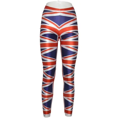 Leggings (Blå, Röd, Vit) från Blackmilk Elastan, Polyester