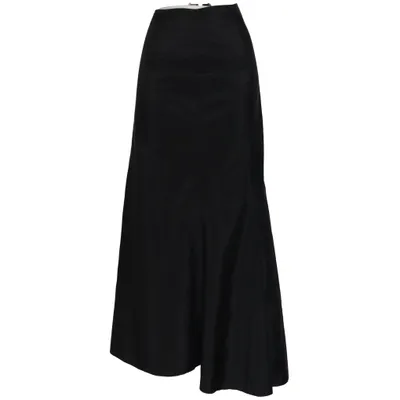 Maxi nederdel (Sort) fra Sixth Sense Acetat, Polyester