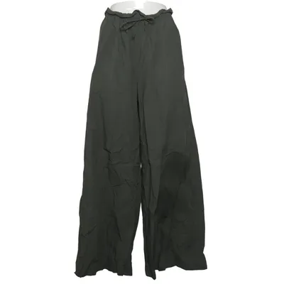 Pantalon patte d'éléphant (Vert) de Parfois Coton