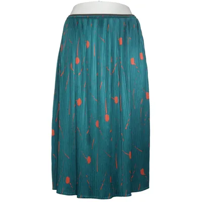 Skirt (Green, Multicolored) from Odeeh Cotton, Elastane, Polyamide, Polyester