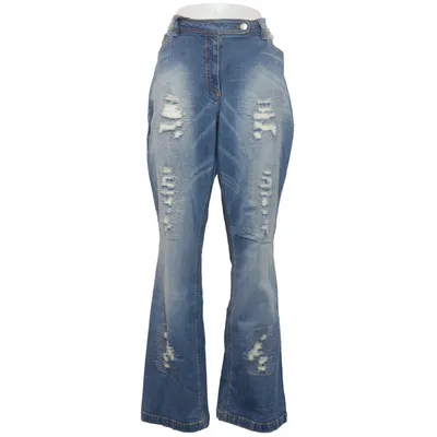 Jeans (Blue) from Ulla Popken Cotton, Elastane