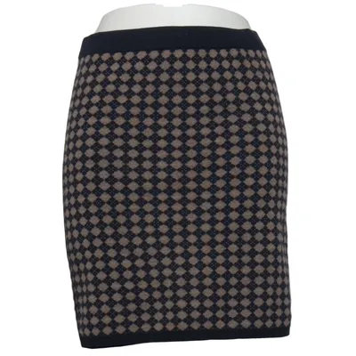 Nederdel (Blå, Beige) fra Club Monaco Uld