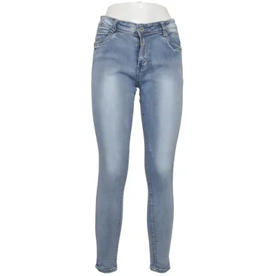 Jeans (Blå) från Girl Vivi Bomull, Elastan, Polyester