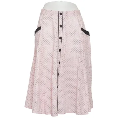 Rock (Pink, Schwarz) von Hell Bunny Baumwolle