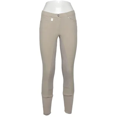 Pantalon d'équitation (Beige) de CRW Classic Riding Wear Coton, Élasthane, Polyamide