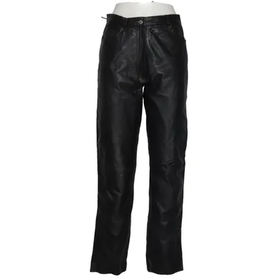 Läderbyxor (Svart) från Toffs Polyester