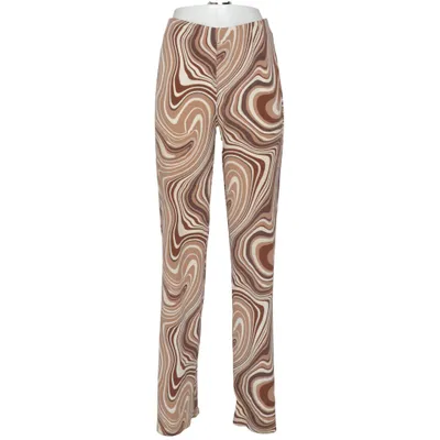 Pantalon (Marron, Blanc, Beige) de Misu Élasthane, Polyester