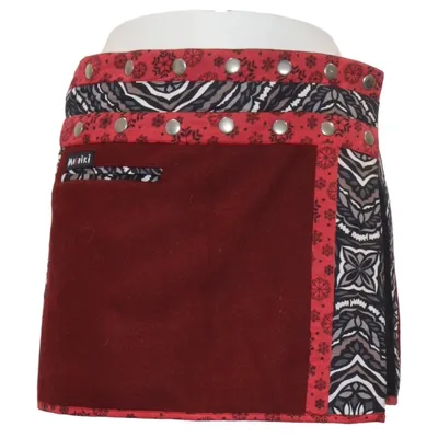 Wikkelrok (Rood, Zwart, Meerkleurig) van Moshiki