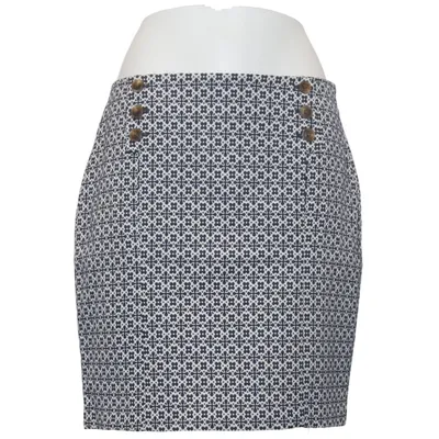 Rok (Blauw, Wit) van Kew 159 Katoen, Elastaan, Polyester